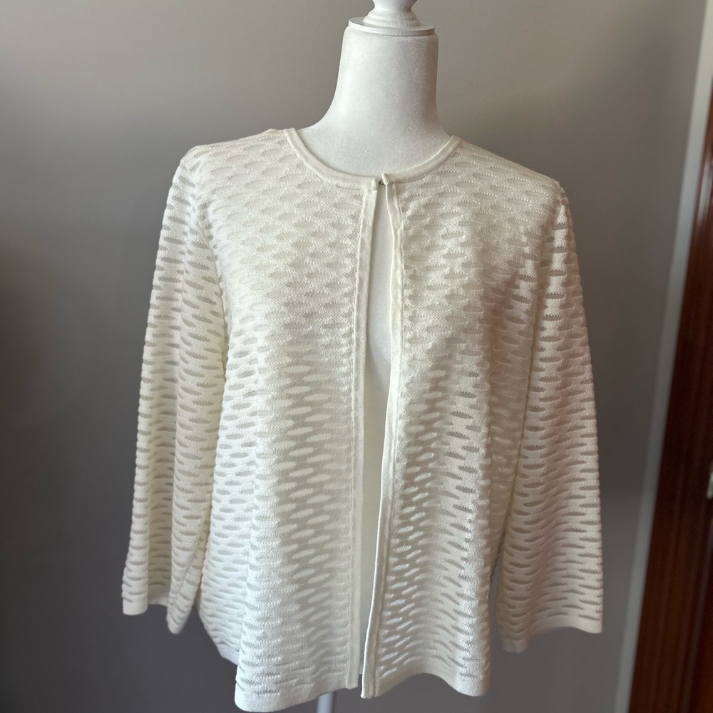 Jones Studio Cream Women's Cardigan